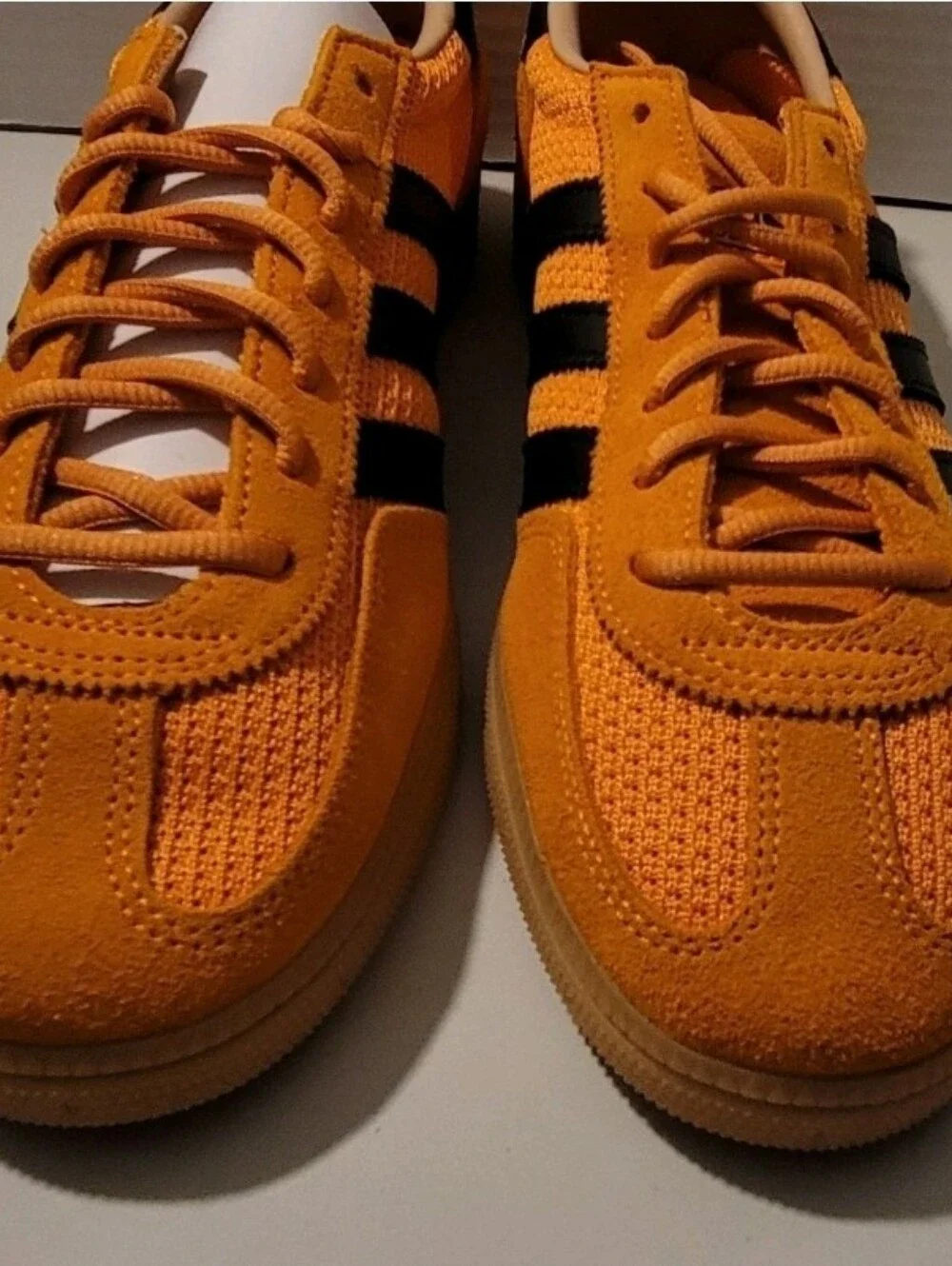 Men's Adidas Handball Spezial Crew Orange & Black 8.5